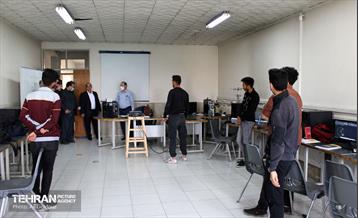 بازدید شهردار منطقه 21 از هنرستان فنی و حرفه‌ای علاقه مندیان  7