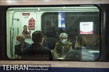 طرح فاصله گذاری اجتماعی در مترو تهران 8