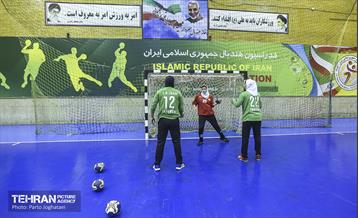 تمرین آماده سازى تیم ملى هندبال زنان 4