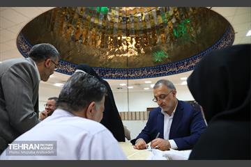 دیدار مردمی شهردار تهران با مردم منطقه هشت