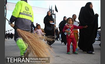 زائران اربعین حسینی در مرز شلمچه 34