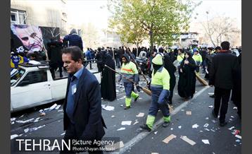 خدمات رسانی شهرداری تهران در آیین تشییع سردار شهید قاسم سلیمانی -2 2