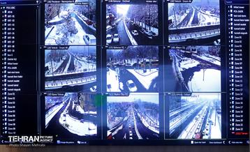 بازدید معاون خدمات شهری از سایت‌های برف‌روبی شهرداری تهران 37