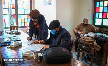 برگزاری ورکشاپ تخصصی کاریکاتور "آتیش نسوزونیم" 7