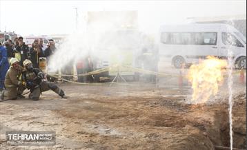 تمرین سراسری زلزله در بوستان ولایت 20