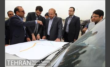 بازدید شهردار تهران از پروژه در حال ساخت شهر آفتاب 3