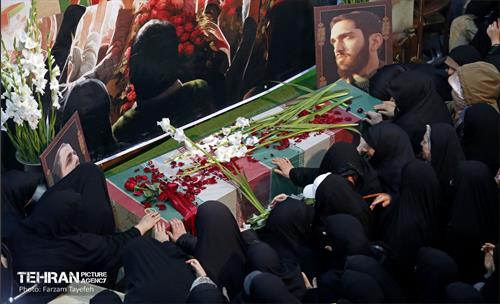 تشییع پیکر شهید گمنام دفاع مقدس "همسایه فردوس" 21