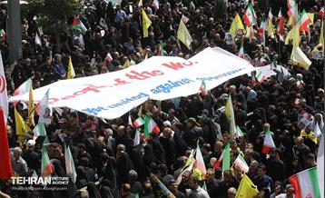 تشییع شهدای اقتدار ملی در تهران 16