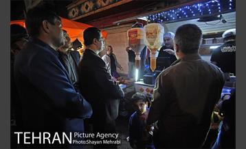 سرپرست شهرداری تهران و رئیس مرکز ارتباطات و امور بین الملل شهرداری تهران در بازدید از فعالیت‌های شبانه شهرداری و زندگی شبانه مردم تهران 9