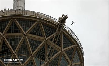 پرش چتربازان از برج میلاد تهران 29