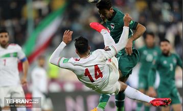 دیدار تیم های فوتبال ایران و عراق 50