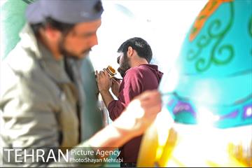 جشنواره تخم مرغ رنگی در میدان آزادی 21