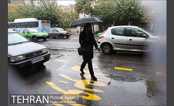 بارش نخستین باران پاییزی در تهران 12