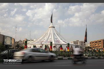 خیمه عاشورایی در میدان هفتم تیر 27