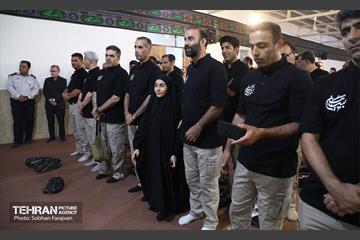 آیین بدرقه خادمین سازمان آتش‌نشانی 20