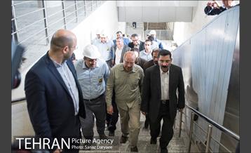 بازدید شهردار تهران از پایانه خط 6 مترو تهران -3 11