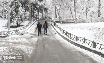 صبح برفی بوستان ملت 5