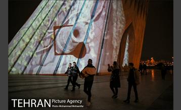 نور افشانی برج آزادی  2