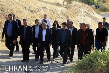 بازدید رئیس شورای شهر تهران از بوستان جنگلی چیتگر 9