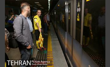 پرفورمنس آموزش فرهنگسازی قوانین مترو به مناسبت جام جهانی 1