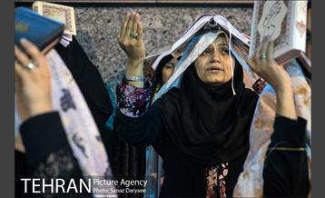 مراسم احیای شب نوزدهم ماه رمضان در امامزاده صالح 7