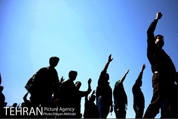 عزاداری عاشورا در میدان شهید طهرانی مقدم 12