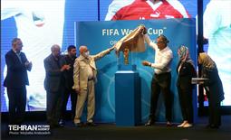 آیین رونمایی از کاپ جام جهانی