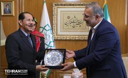 دیدار وزیر حمل و نقل و شهردار ماناگوئا (نیکاراگوئه) با شهردار تهران