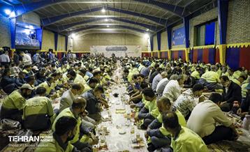 ضیافت افطاری پرسنل بهشت حضرت زهرا(س) 6