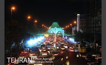 آذین بندی خیابانها در آستانه نیمه شعبان  1