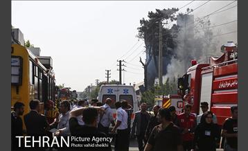 آتش سوزی در کارخانه رنگ  32