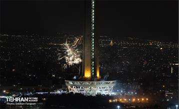 نور افشانی در شب سالگرد پیروزی انقلاب اسلامی 5