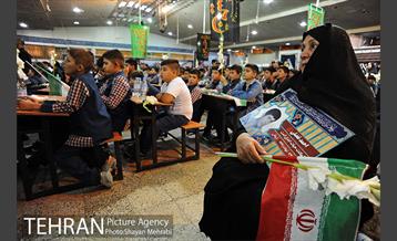 آیین نواختن زنگ دانش آموز شهید با حضور شهردار تهران 15