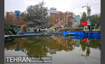 آذین بندی خیابان های تهران به مناسب ولادت حضرت محمد(ص) 4