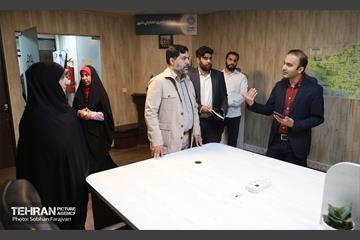 بازدید اعضا شورای شهر از مرکز ارتباطات شهرداری تهران 3