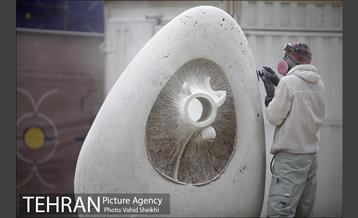 بازدید شهردار تهران از نهمین سمپوزیوم مجسمه سازی تهران 5