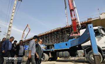 بازدید شهردار منطقه 16 از غیر همسطح شهید نواب صفوی 11