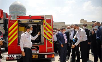 آیین افتتاح و بهره برداری از پروژه های سازمان اتشنشانی و رونمایی از تجهیزات و ماشین آلات سازمان مدیریت پسماند 38