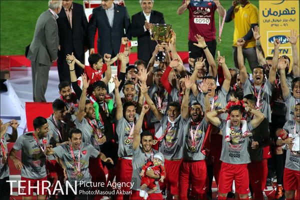 جشن قهرمانی تیم فوتبال پرسپولیس