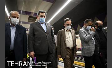 بازدید شهردار تهران از ایستگاه مترو برج میلاد 11