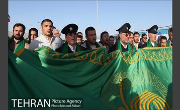 اهتزاز پرچم امام رضا در کمیته ملی المپیک 16