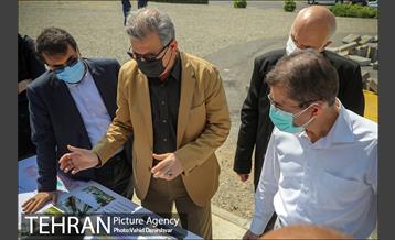 بازدید مدیران شهری تهران از پروژه باغ راه حضرت فاطمه(س) 7
