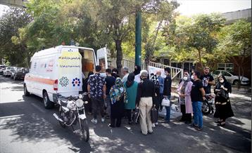 واکسیناسیون اورژانس شهر سالم در پیاده روی جاماندگان اربعین 3