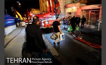 آتش سوزی در پاساژ پایتخت 2