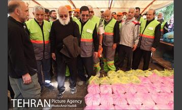 بازدید اعضای شورای اسلامی شهر تهران از خدمات رسانی به زائران اربعین حسینی 12