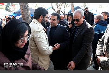 مراسم تشییع مرحوم محمدهادی چمران برادر مهدی چمران 2