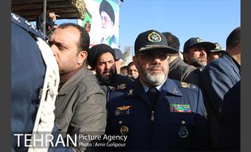 مراسم تشییع شهدای حادثه سقوط هواپیما  6