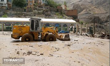 سیل در منطقه کَن