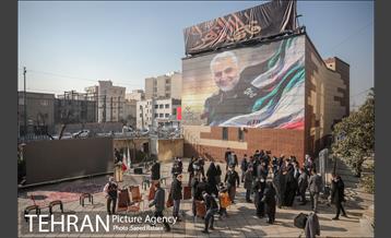 مراسم رونمایی از دیوارنگاره شهید سلیمانی 28