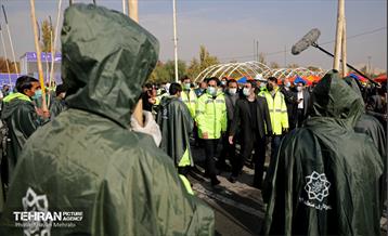 مانور برف روبی منطقه 19 شهرداری تهران 32